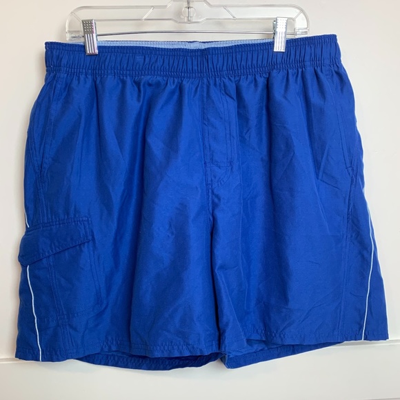 Nike Other - Nike Swim Blue Logo Board Shorts